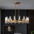 Lavelle Round Glass Chandelier 60