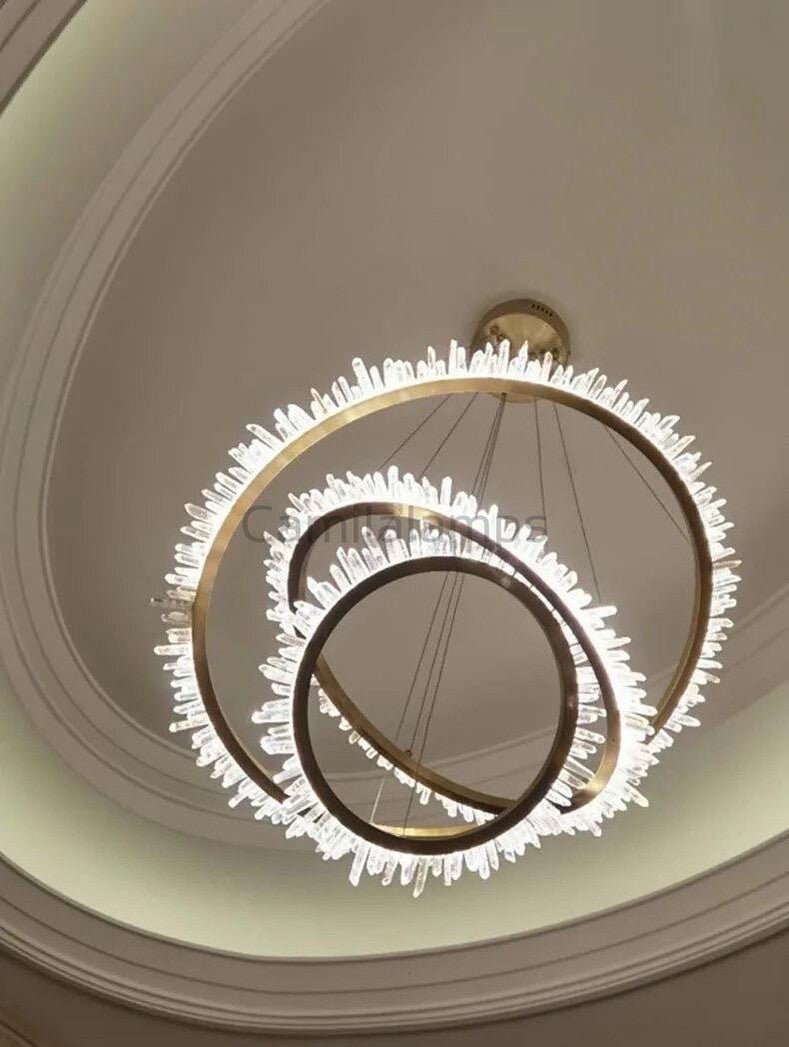 Leti multiple round Chandlier - Camilalamps - LETI - 8