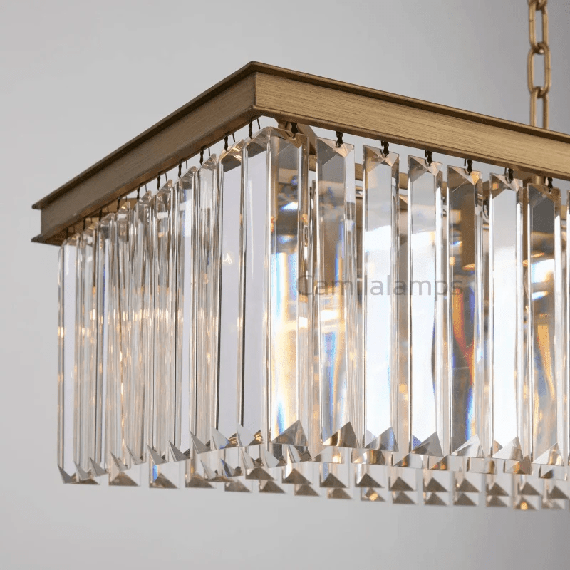 Leyland Rectangular Chandelier 60"72" - Camilalamps - Ca-1662036H751
