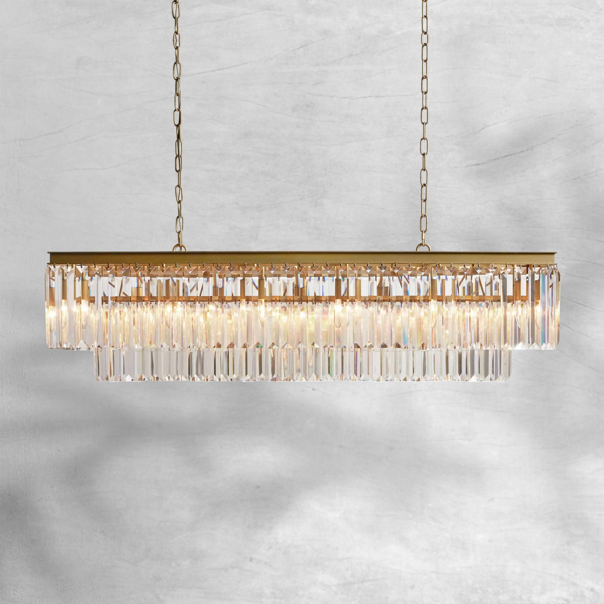 Leyland Tiered Rectangular Chandelier - Camilalamps - Ca-1652036H03773