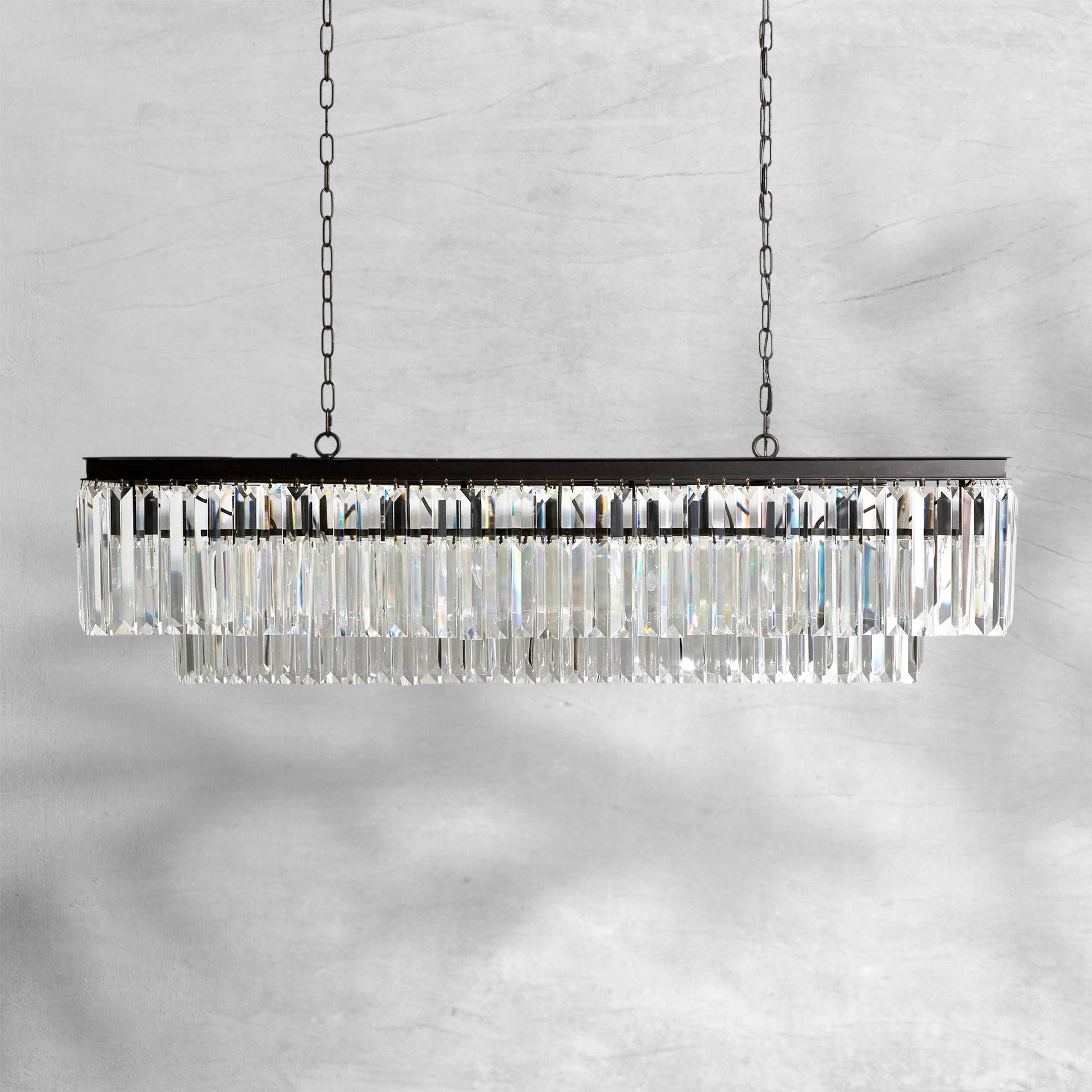 Leyland Tiered Rectangular Chandelier - Camilalamps - Ca-1652036H03773