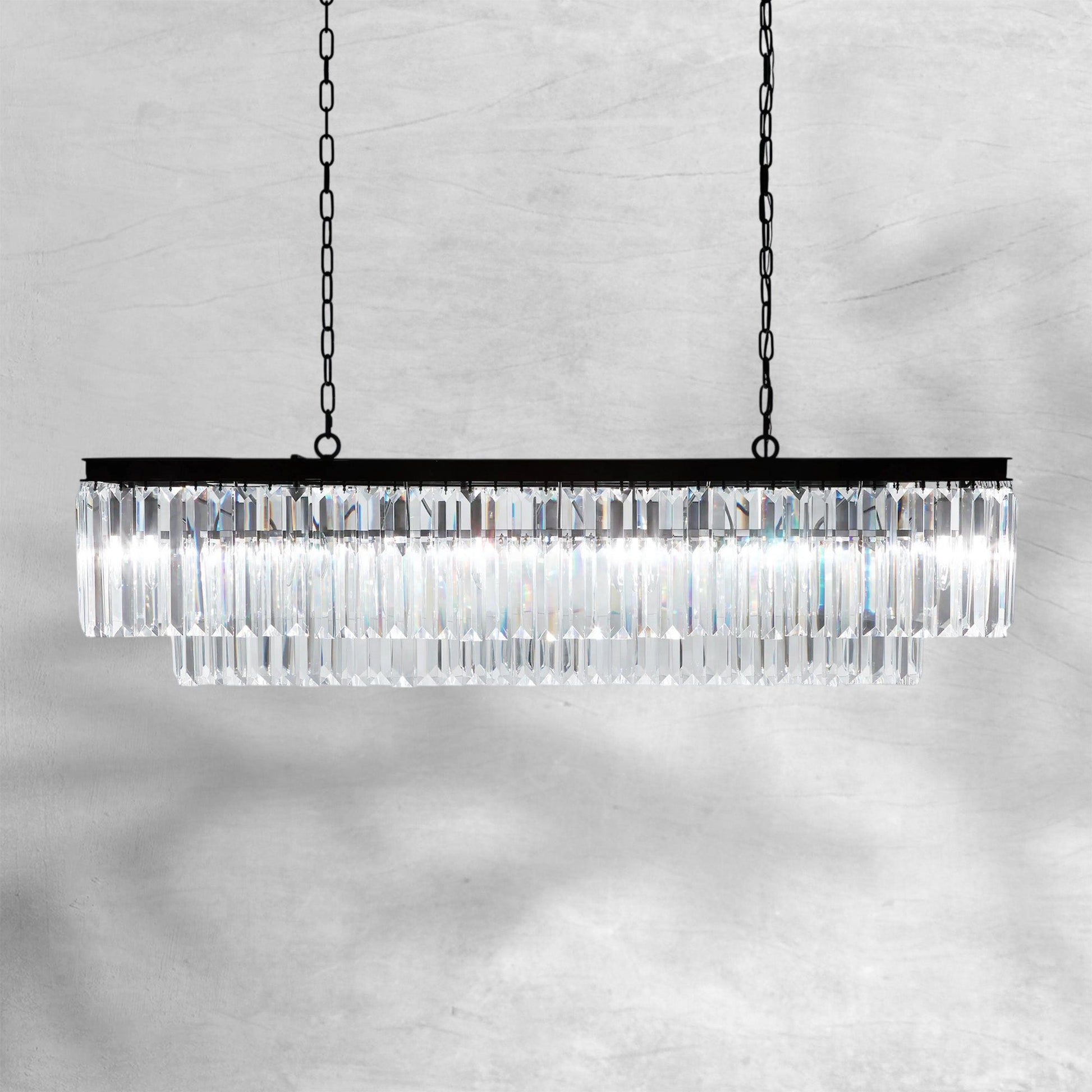Leyland Tiered Rectangular Chandelier - Camilalamps - Ca-1652036H03773