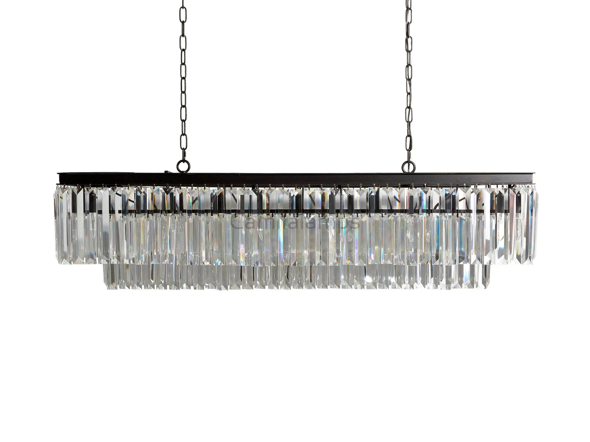Leyland Tiered Rectangular Chandelier - Camilalamps - CA - 652036H3423