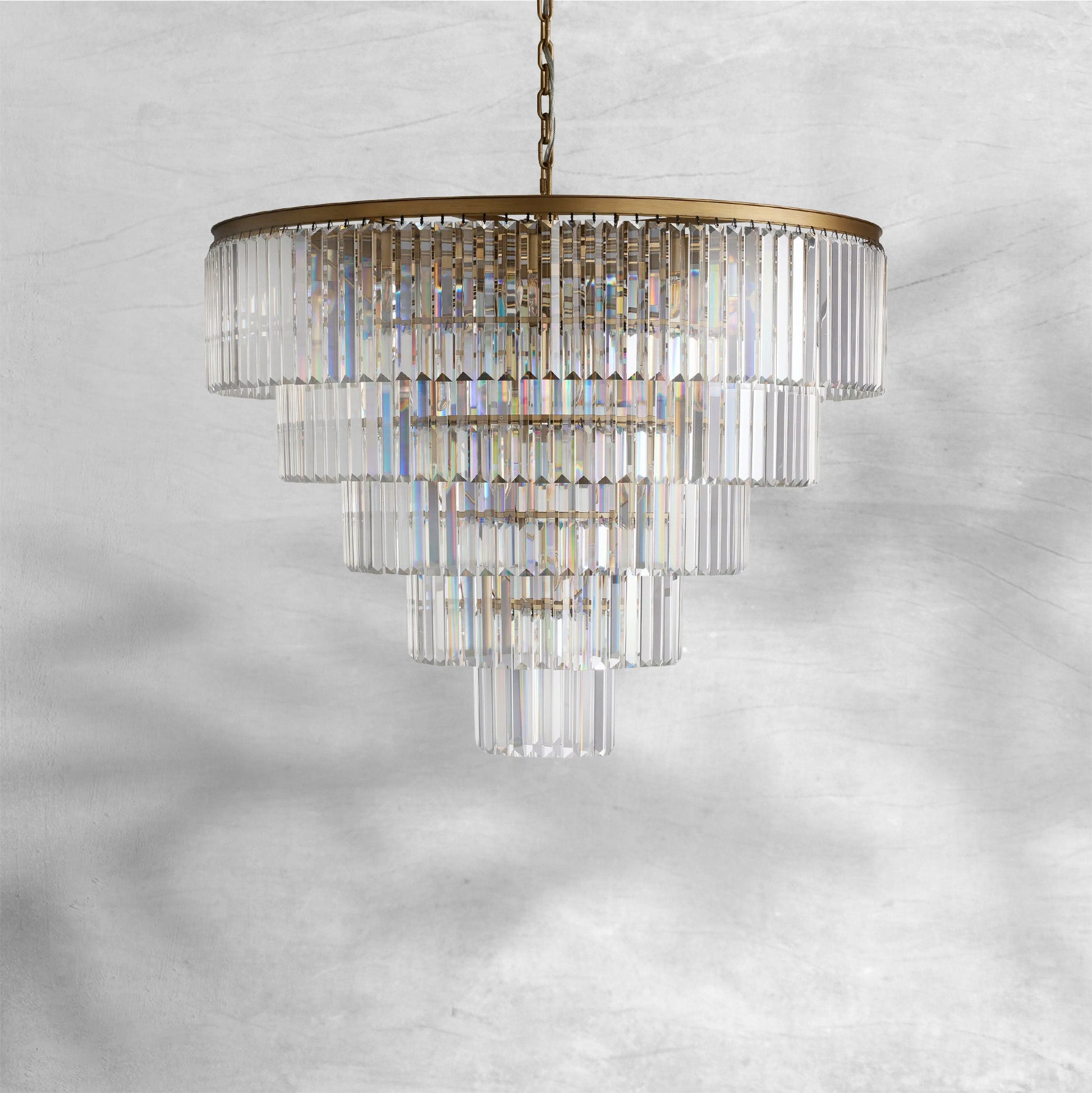 Leyland Tiered Round Chandelier 48"60" - Camilalamps - Ca-1662036H748KT
