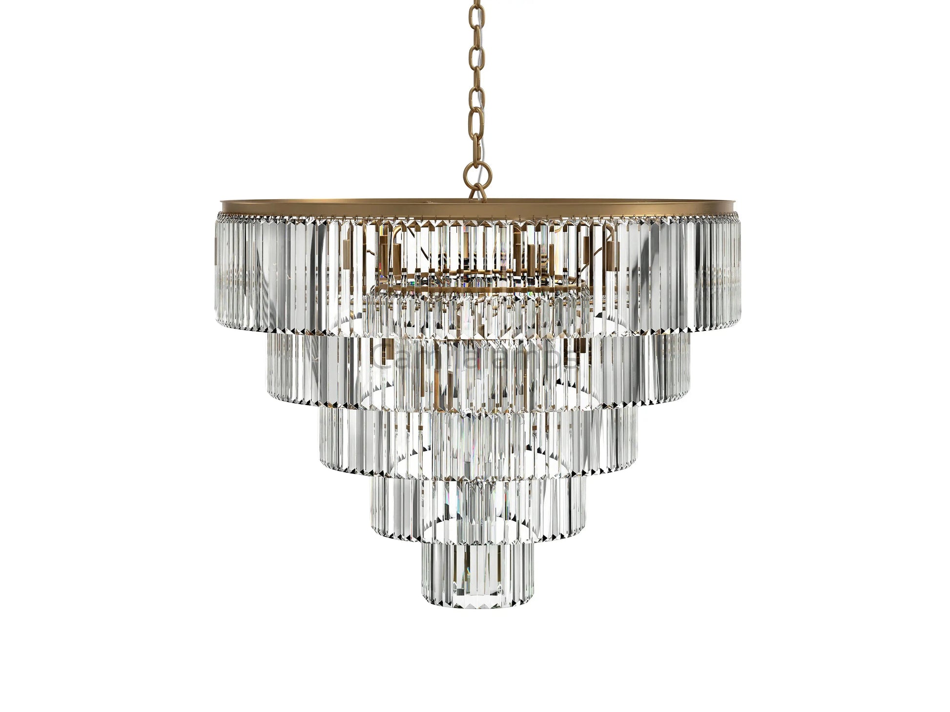 Leyland Tiered Round Chandelier 48"60" - Camilalamps - CA - 662036H748KT