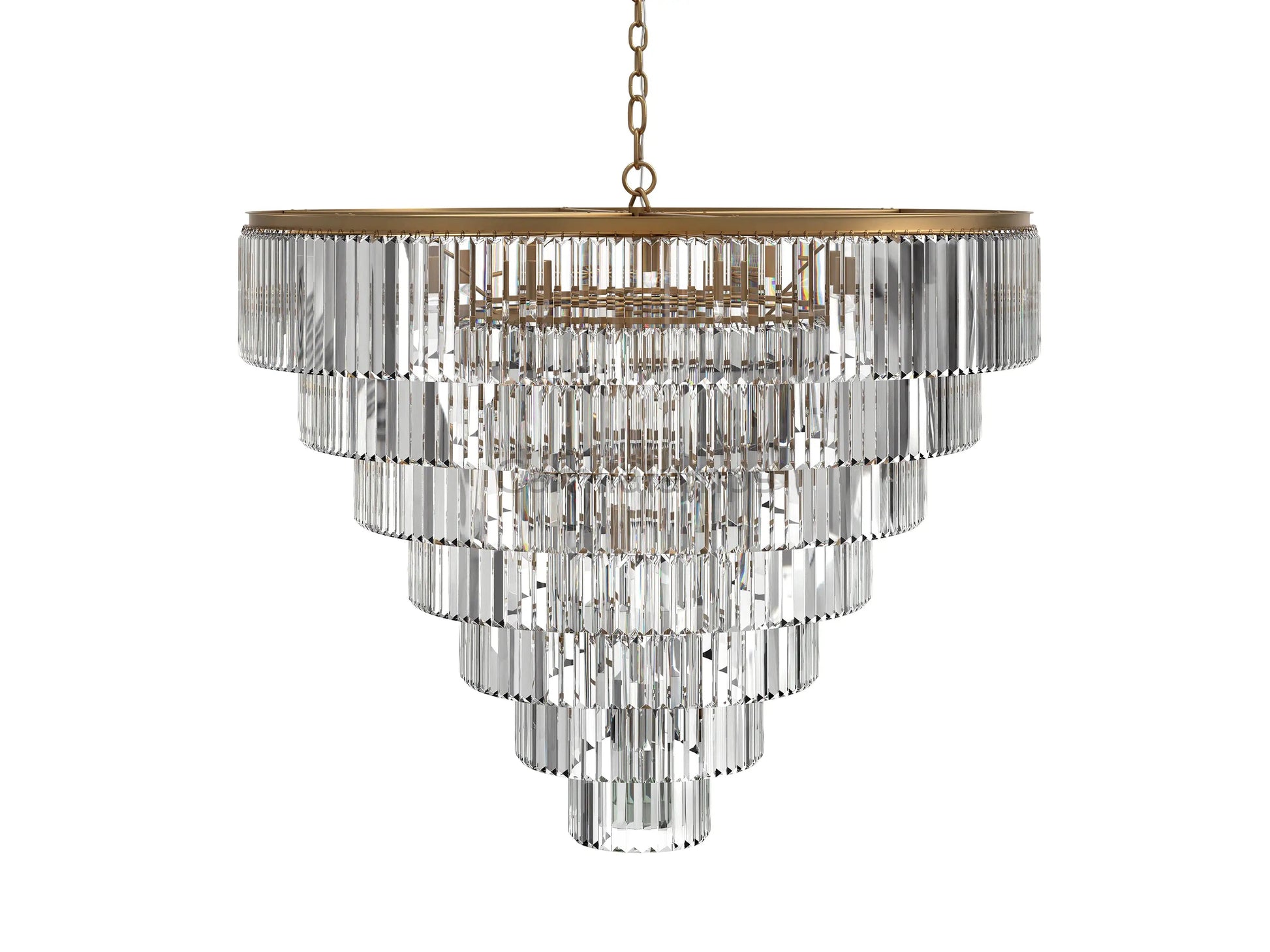 Leyland Tiered Round Chandelier 48"60" - Camilalamps - CA - 662036H748KT