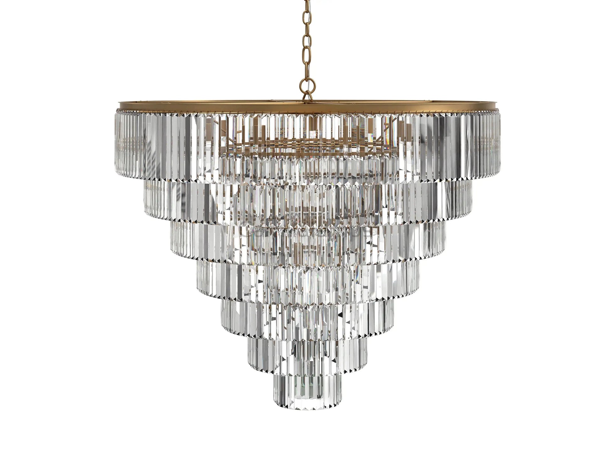 Leyland Tiered Round Chandelier 48"60" - Camilalamps - Ca-1662036H748KT