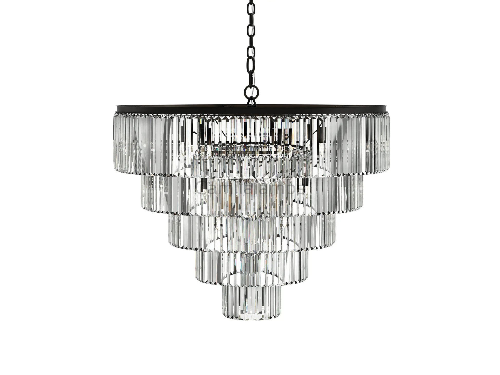 Leyland Tiered Round Chandelier 48"60" - Camilalamps - CA - 662036H748KT
