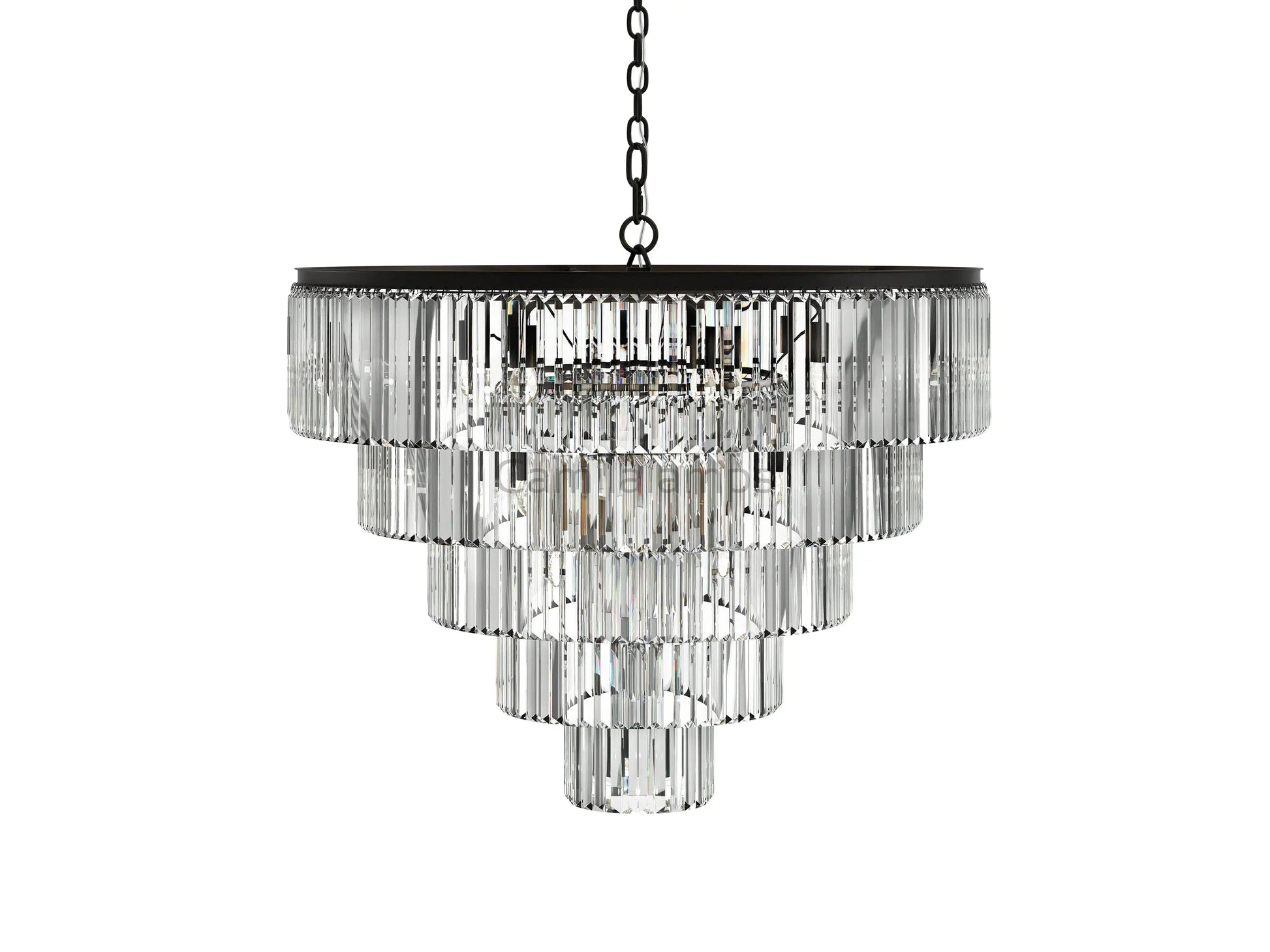 Leyland Tiered Round Chandelier 48"60" - Camilalamps - Ca-1662036H748KT