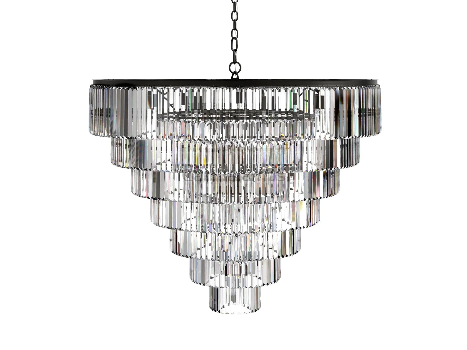 Leyland Tiered Round Chandelier 48"60" - Camilalamps - CA - 662036H748KT