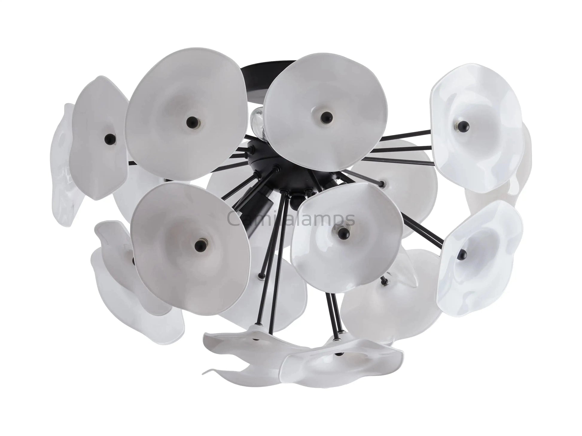 Lily Flushmount in Black - Camilalamps - CA - 2036H432