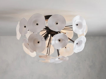 Lily Flushmount in Black - Camilalamps - CA - 2036H432