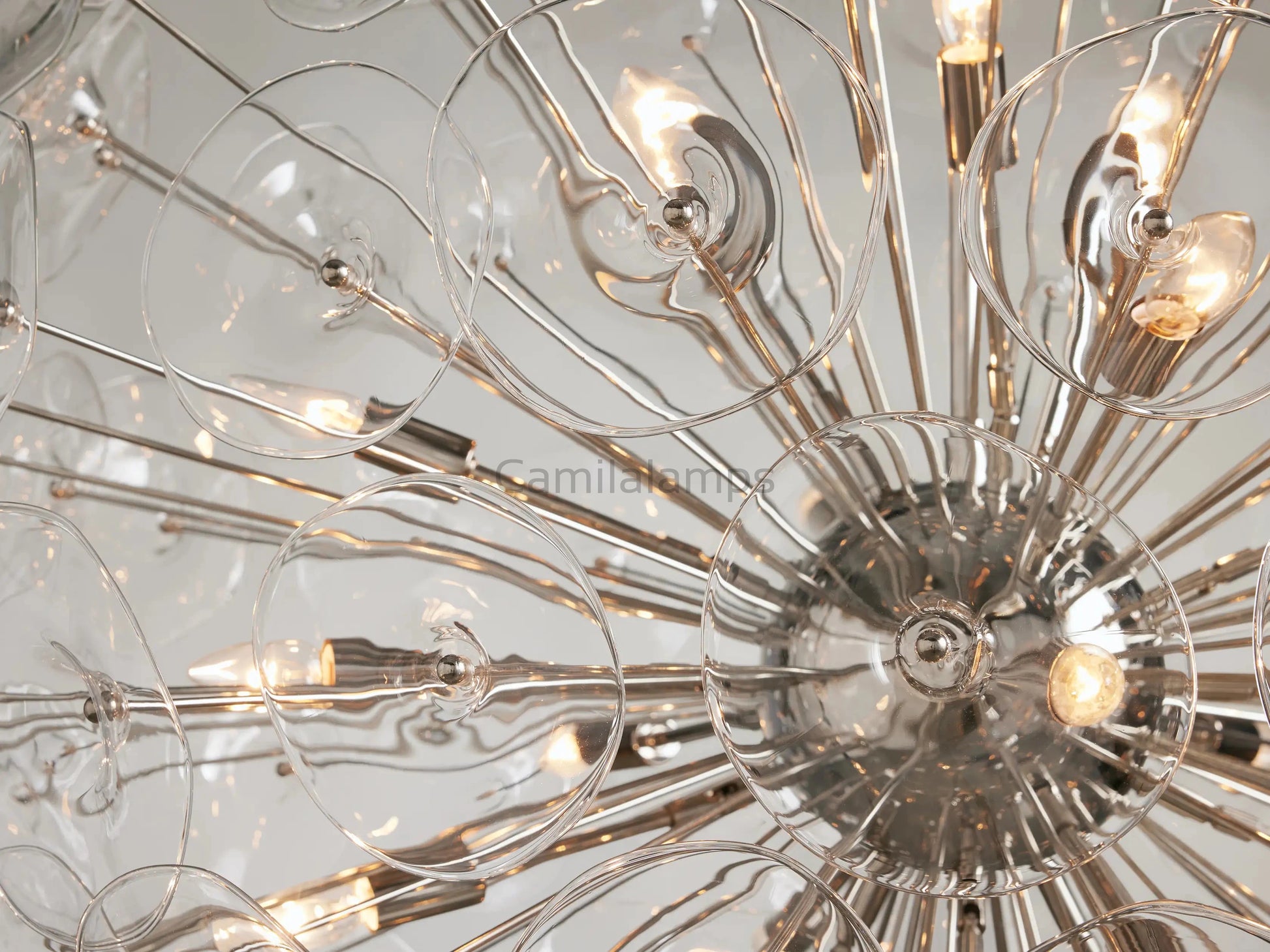 Lily Round Chandelier 8/10/19 Light - Camilalamps - CA - 2036H740