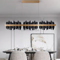 Lior Modern Sculpture Linear Chandelier - Camilalamps - CAM - HI007