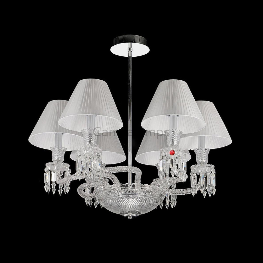 Lliana Classic Luxury Oval K9 Crystal Chandelier 6 Lights - Camilalamps - CA - 0043