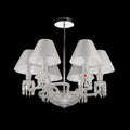 Lliana Classic Luxury Oval K9 Crystal Chandelier 6 Lights - Camilalamps - CA - 0043