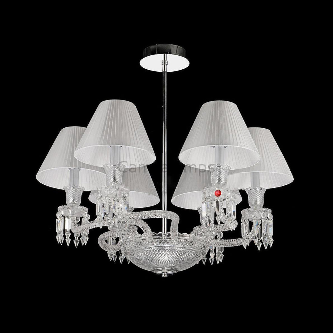Lliana Classic Luxury Oval K9 Crystal Chandelier 6 Lights - Camilalamps - Ca-10043