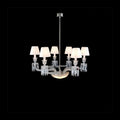 Lliana Classic Luxury Oval K9 Crystal Chandelier 6 Lights - Camilalamps - CA - 0043