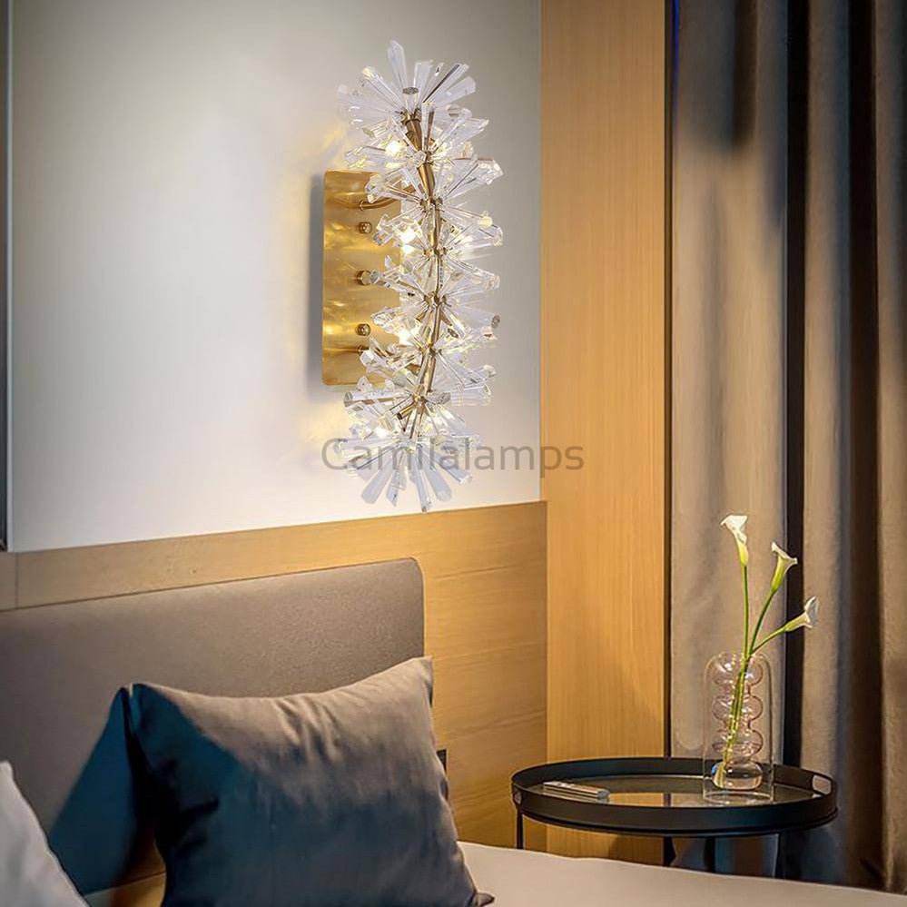 Lore Clear Crystal Wall Sconce - Camilalamps - CAM - LO - 01