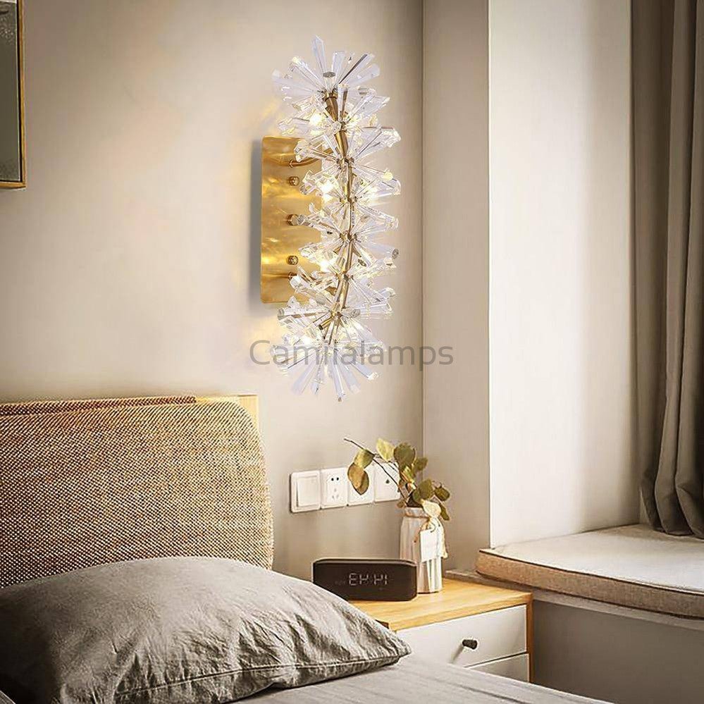 Lore Clear Crystal Wall Sconce - Camilalamps - CAM - LO - 01