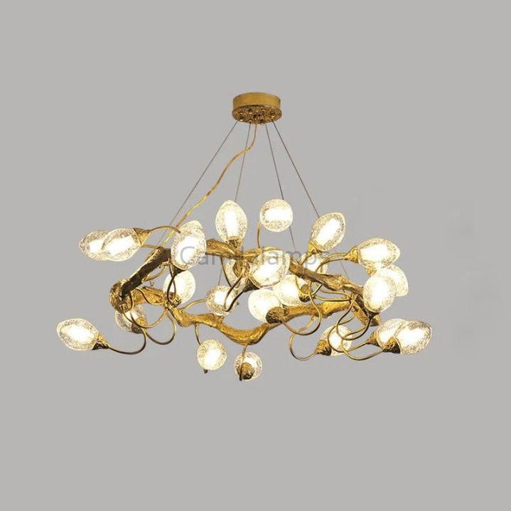 Lotus Brass Chandeliers - Camilalamps - Ca-1BU2024-1C1870