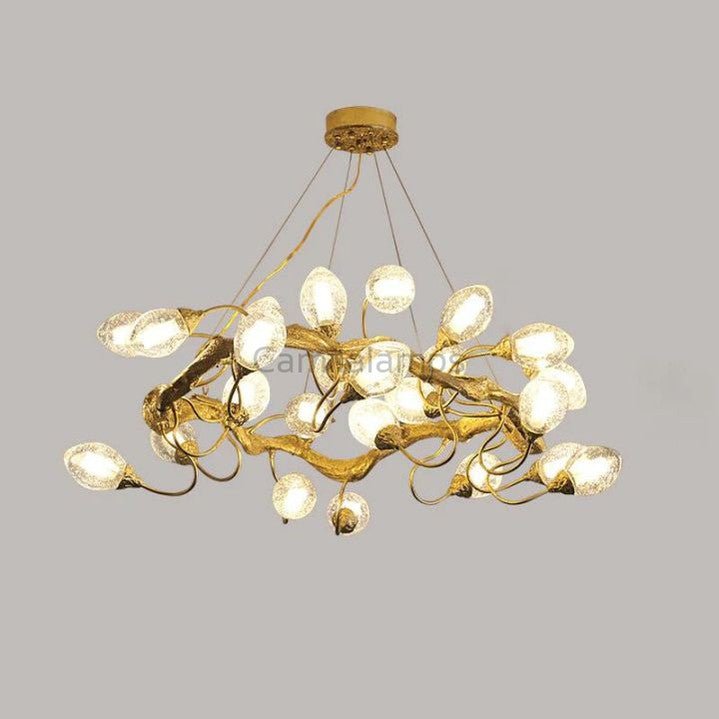 Lotus Brass Chandeliers - Camilalamps - CA - BU2024 - C1869