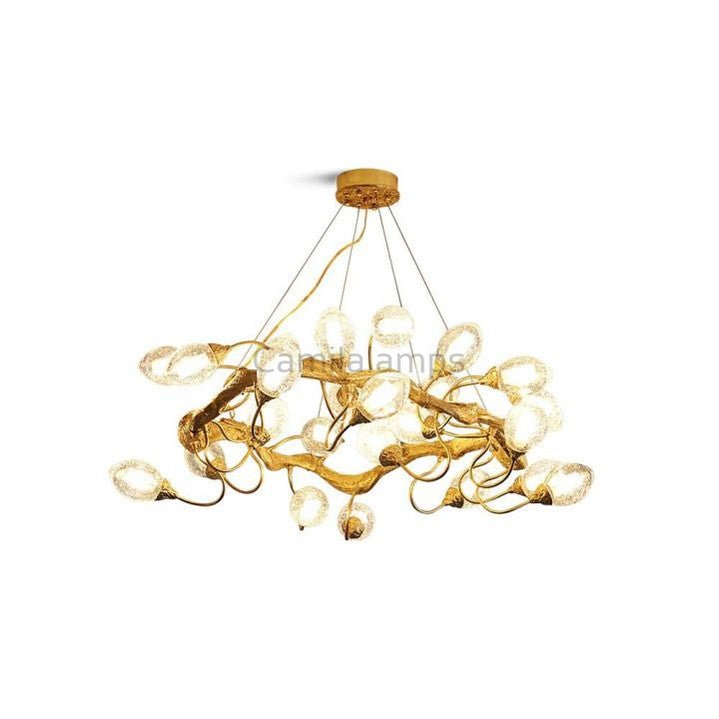 Lotus Brass Chandeliers - Camilalamps - CA - BU2024 - C1869