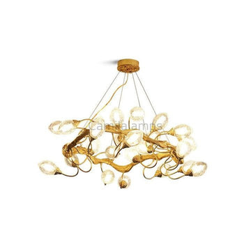 Lotus Brass Chandeliers - Camilalamps - Ca-1BU2024-1C1869