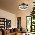 Low Profile Ceiling Fan Light with Remote 13