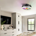 Low Profile Ceiling Fan Light with Remote 13