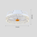 Low Profile Ceiling Fan Light with Remote 13