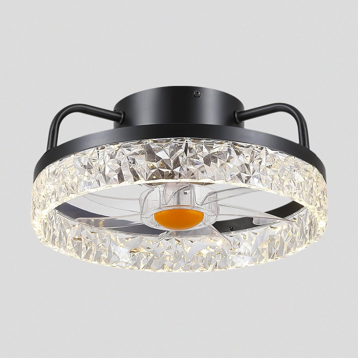 Low Profile Ceiling Fan Light with Remote 13" - Camilalamps - CA - Fan13 - 1