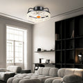 Low Profile Ceiling Fan Light with Remote 13