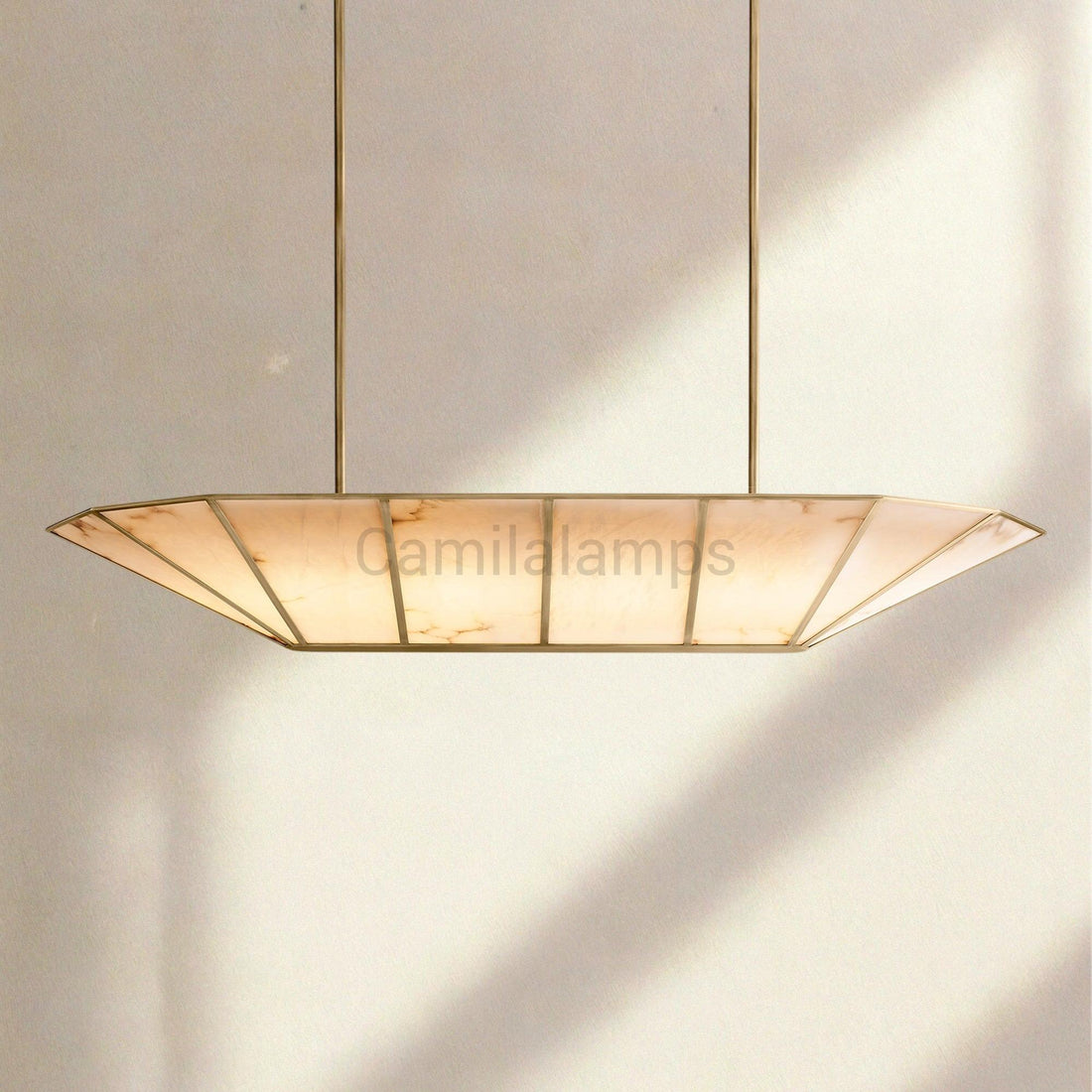 Lucette Linear Chandelier 52" 74" - Camilalamps - CA-Lucette-Linear-4