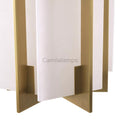 Lugano Modern Brass Chandelier - (Antique Brass Finish | Alabaster) - Eichholtz - Camilalamps - Lugan - 991 - 1