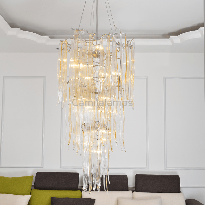 Luxury Crystal Branch Chandelier For Staircase - Camilalamps - ILM0537