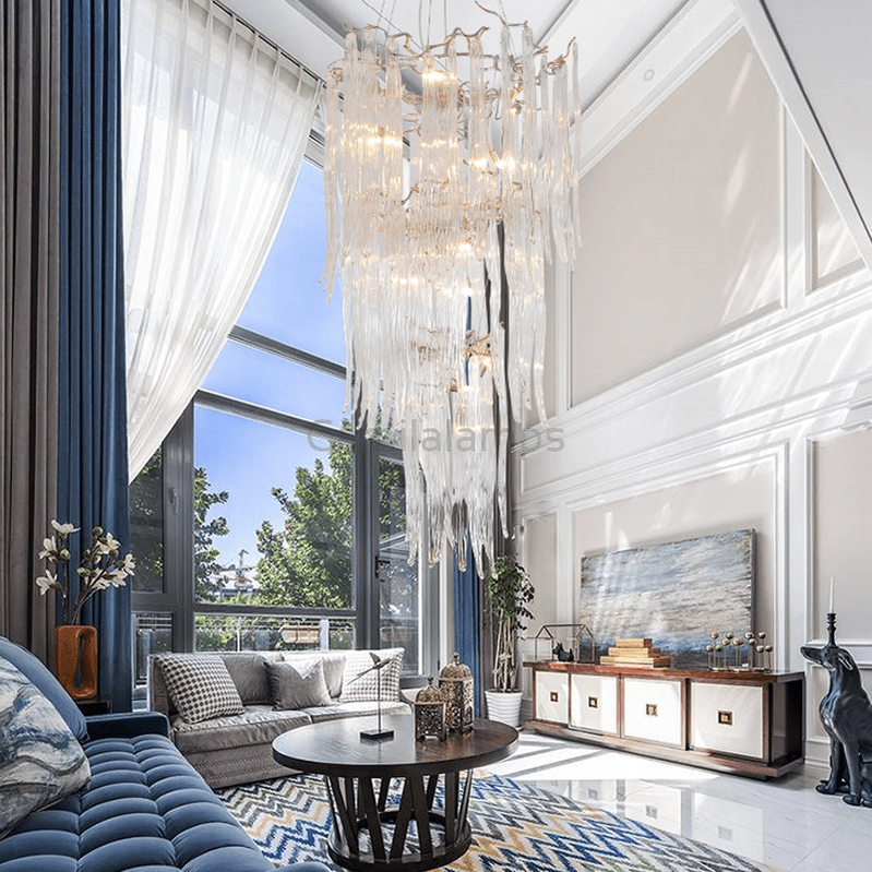 Luxury Crystal Branch Chandelier For Staircase - Camilalamps - ILC0537