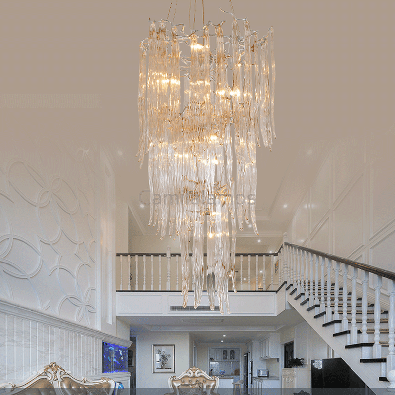 Luxury Crystal Branch Chandelier For Staircase - Camilalamps - ILM0537