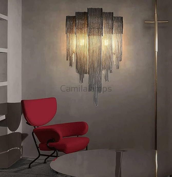 Luxury Tassel Wall Lamp in Italian Style for Living Room, Bedroom - Camilalamps - ws215C