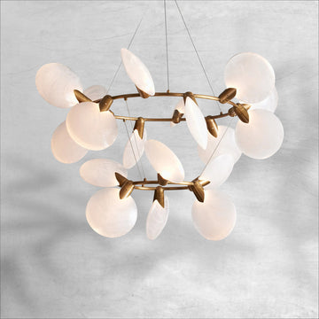 Lyla 2 - Tiered Halo Chandelier - Camilalamps - CA - 10031H0