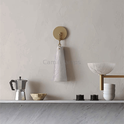 Lysander Alabaster Designer Wall Sconce - Camilalamps - CAM - Ly - 003