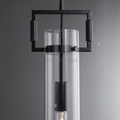 Machine Glass Cylinder Pendant12''22'' - Camilalamps - CA - ml - Mechanic - 2991