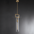 Machine Glass Cylinder Pendant12''22'' - Camilalamps - CA - ml - Mechanic - 2991