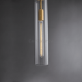 Machine Glass Cylinder Pendant12''22'' - Camilalamps - CA - ml - Mechanic - 2991