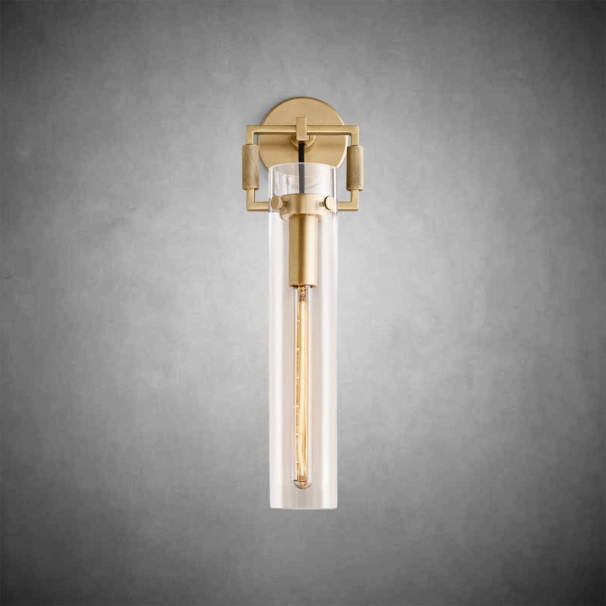 Machine Glass Cylinder Wall Sconce - Camilalamps - CAARHWS - 2561164