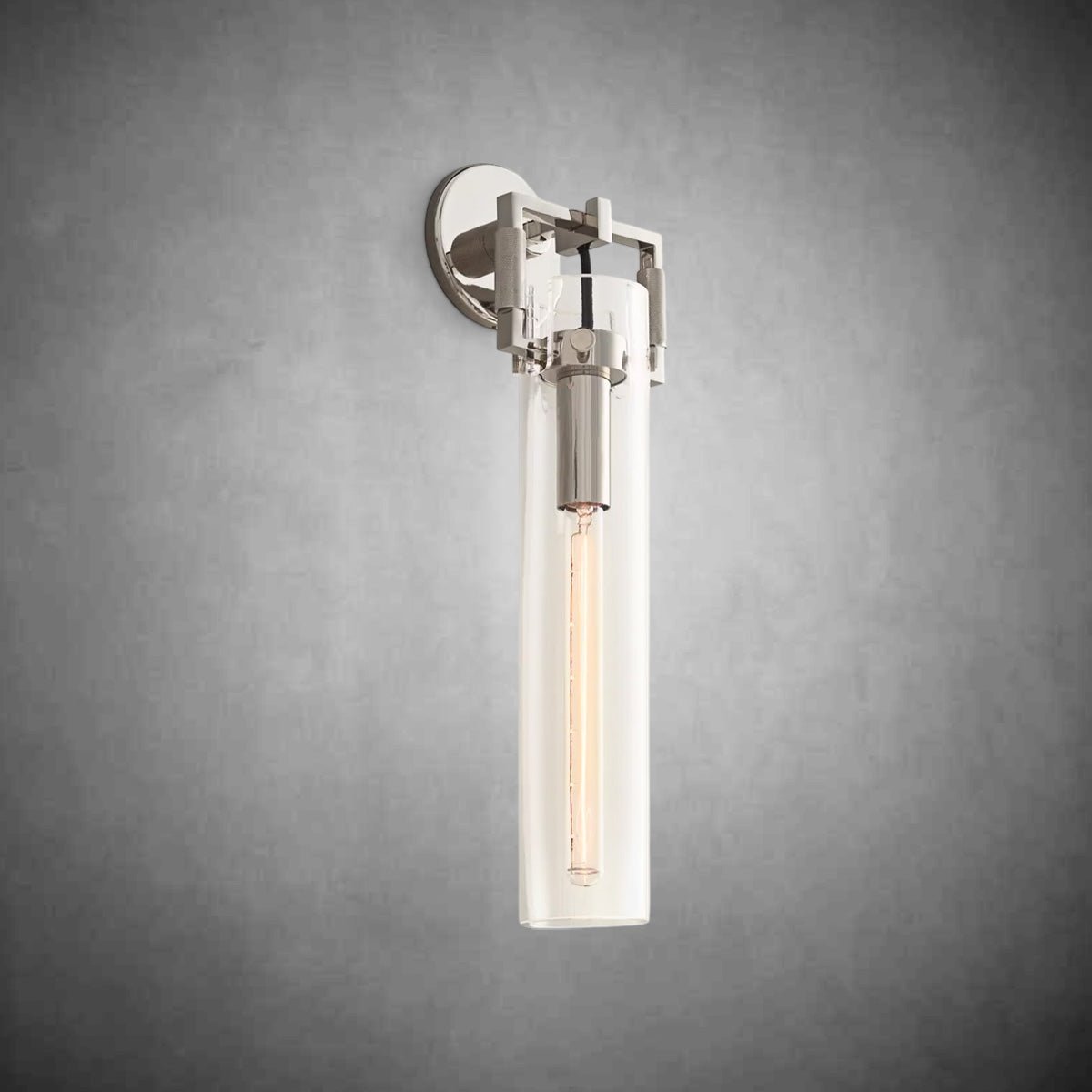 Machine Glass Cylinder Wall Sconce - Camilalamps - CAARHWS - 2561164