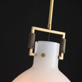 Machine Milk Glass Cloche Pendant 10''14''18'' - Camilalamps - CA - AM2024 - C4577