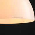 Machine Milk Glass Cloche Pendant 10''14''18'' - Camilalamps - CA - AM2024 - C4577