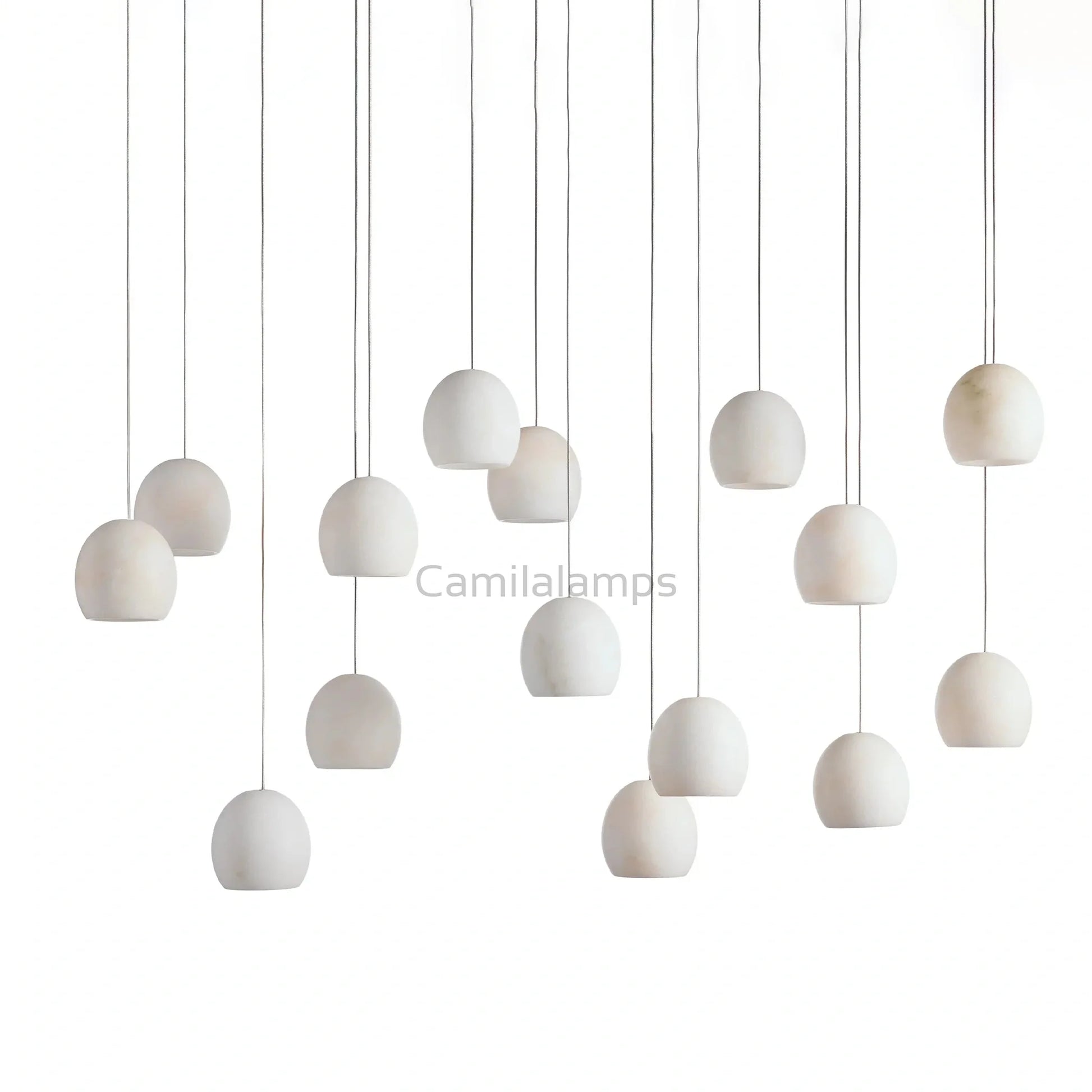 Maeva Rectangular Chandelier 15/30 Light - Camilalamps - Ca-17910110H19KT