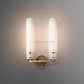 Magnolia White Shade 2 - Head Wall Sconce 16